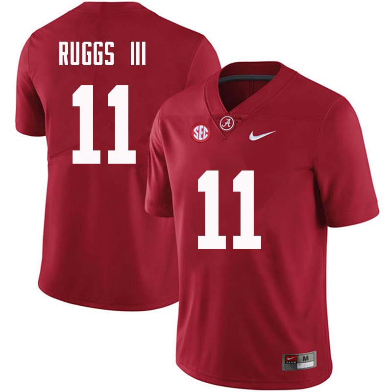 Alabama Crimson Tide Men's Henry Ruggs III #11 Crimson NCAA Nike Authentic Stitched College Football Jersey RU16R52ID